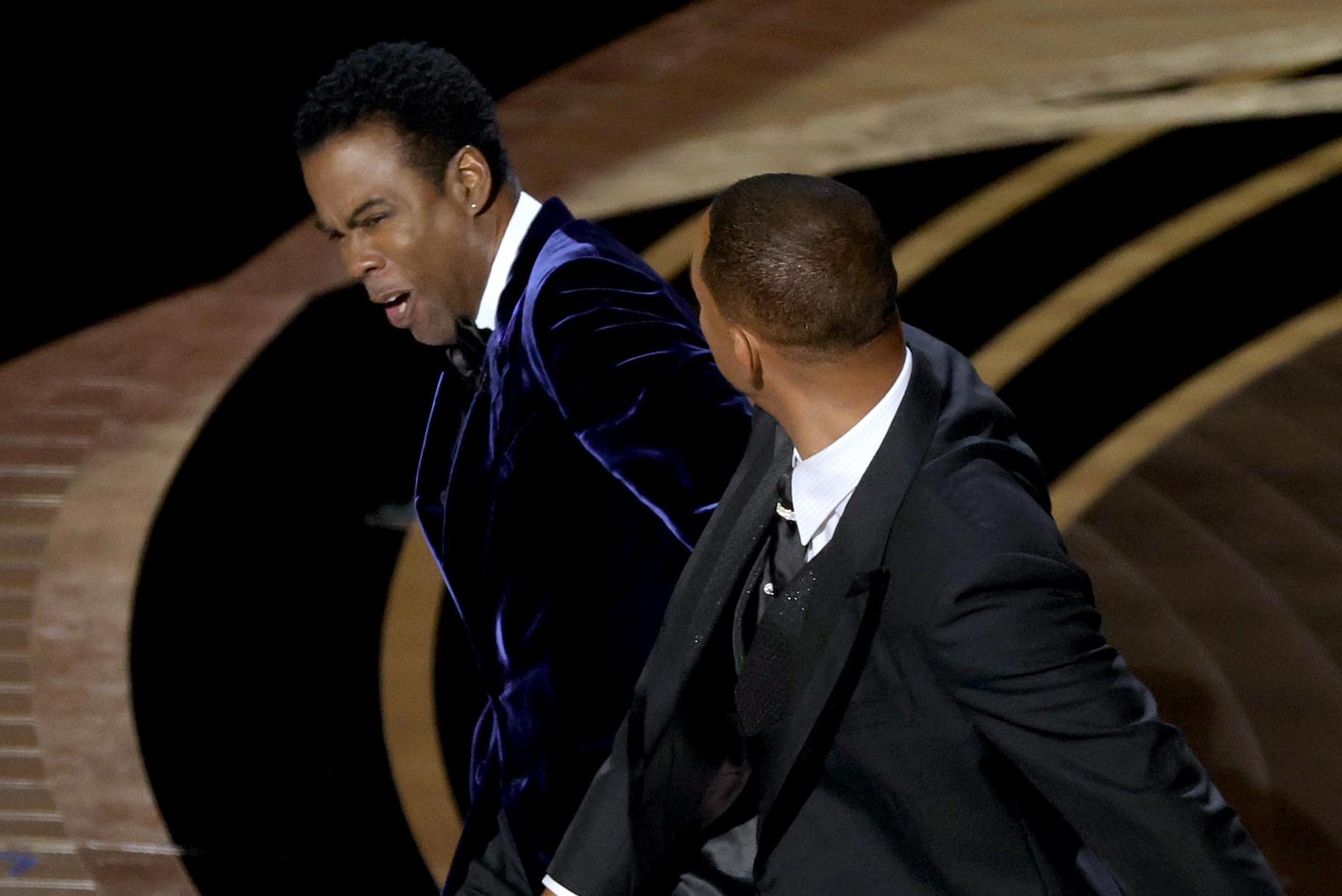 Will Smith slaps Chris Rock at the Academy Awards