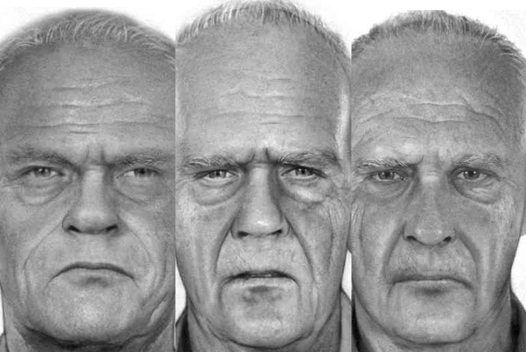 age-progressed photos of escaped inmates Frank Morris, John and Clarence Anglin