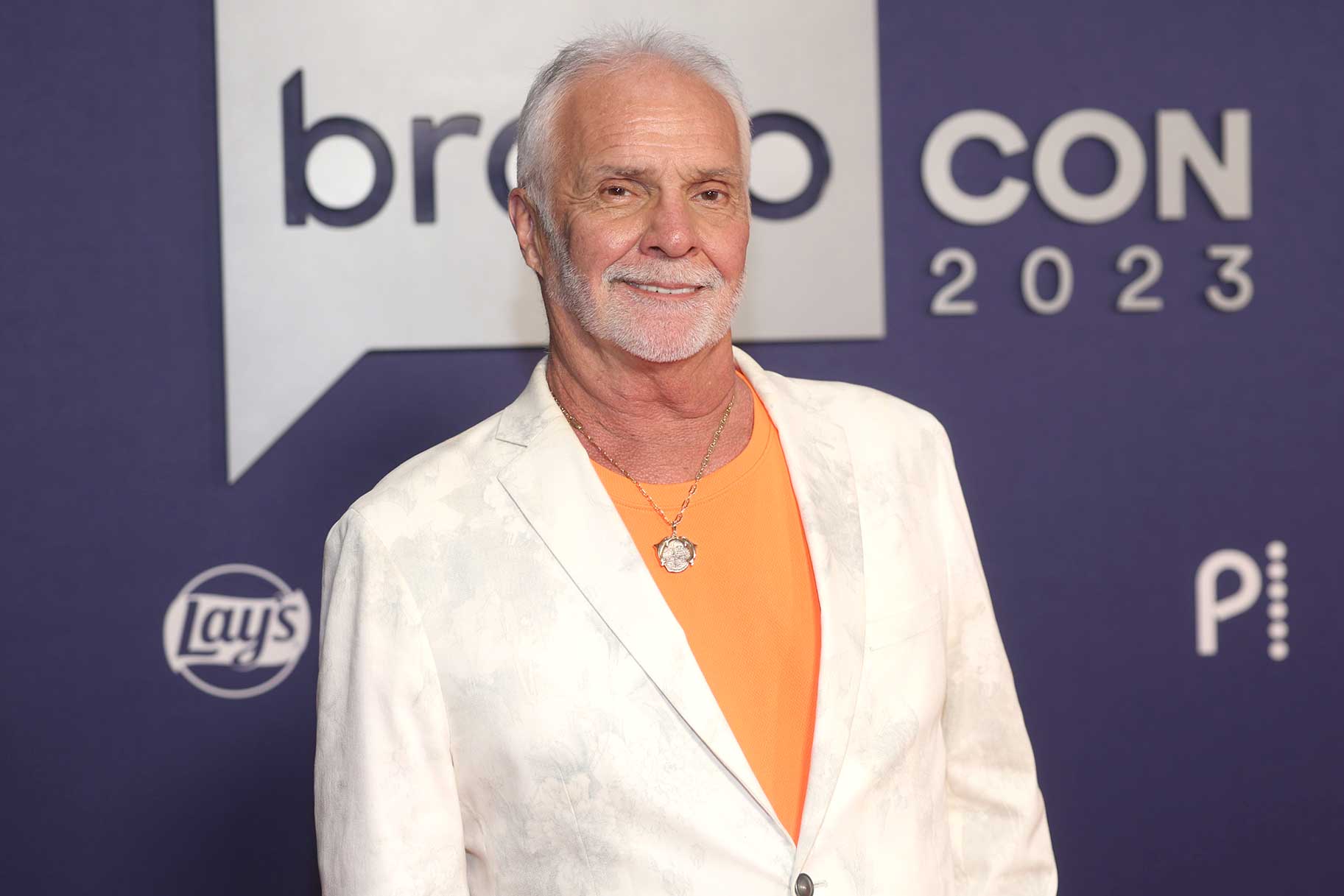 Captain Lee Rosbach attends the red carpet at bravocon 2023