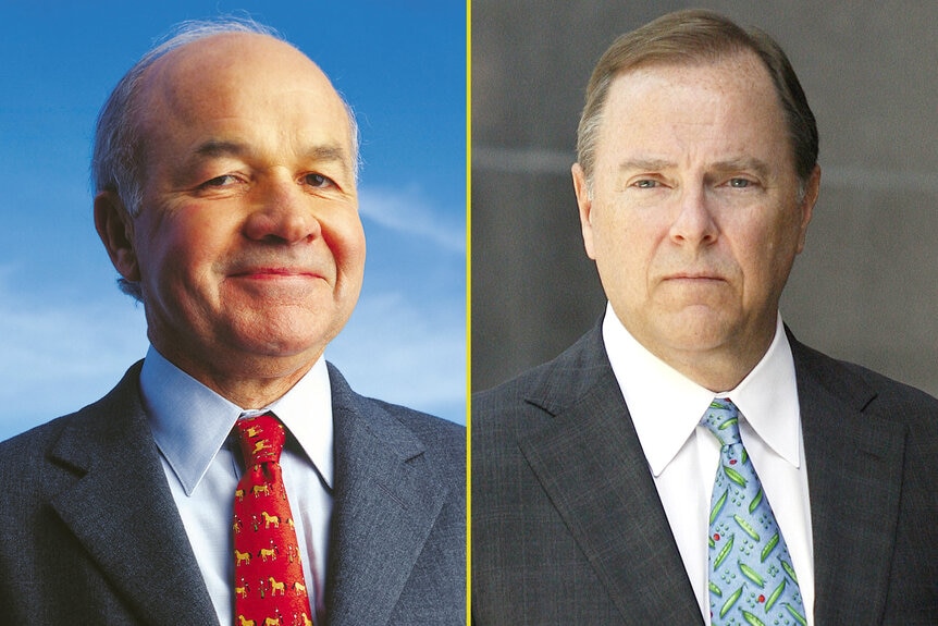 Kenneth Lay and Jeff Skilling of Enron