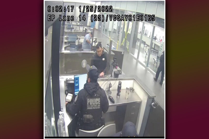 Security camera image of Bryant Rivera