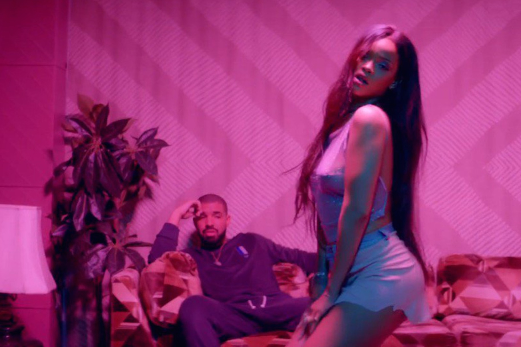 Watch Drake Get Hot And Thirsty For Rihanna In Work Very Real