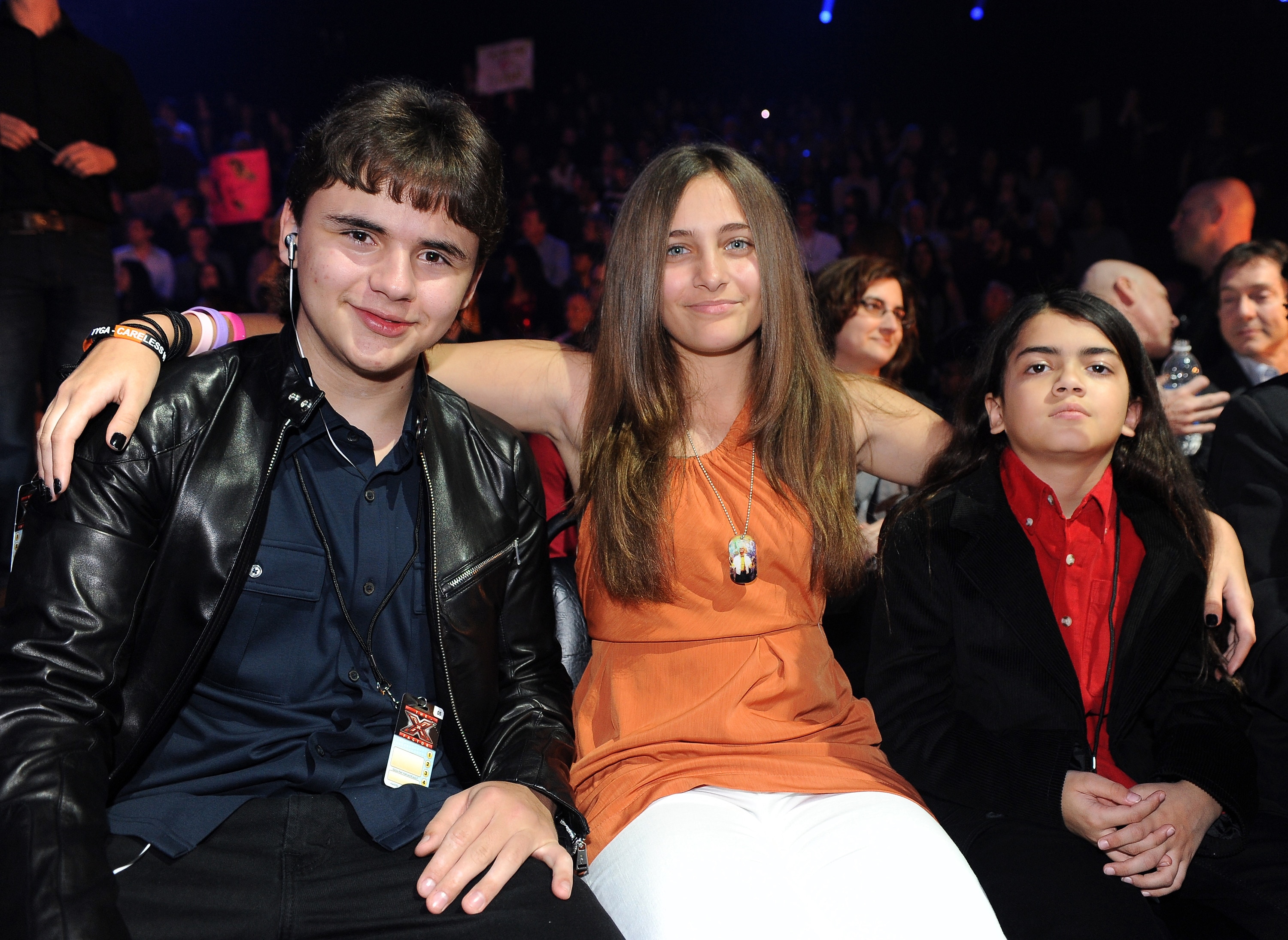 Prince, Paris, and Blanket Jackson pictured in 2011