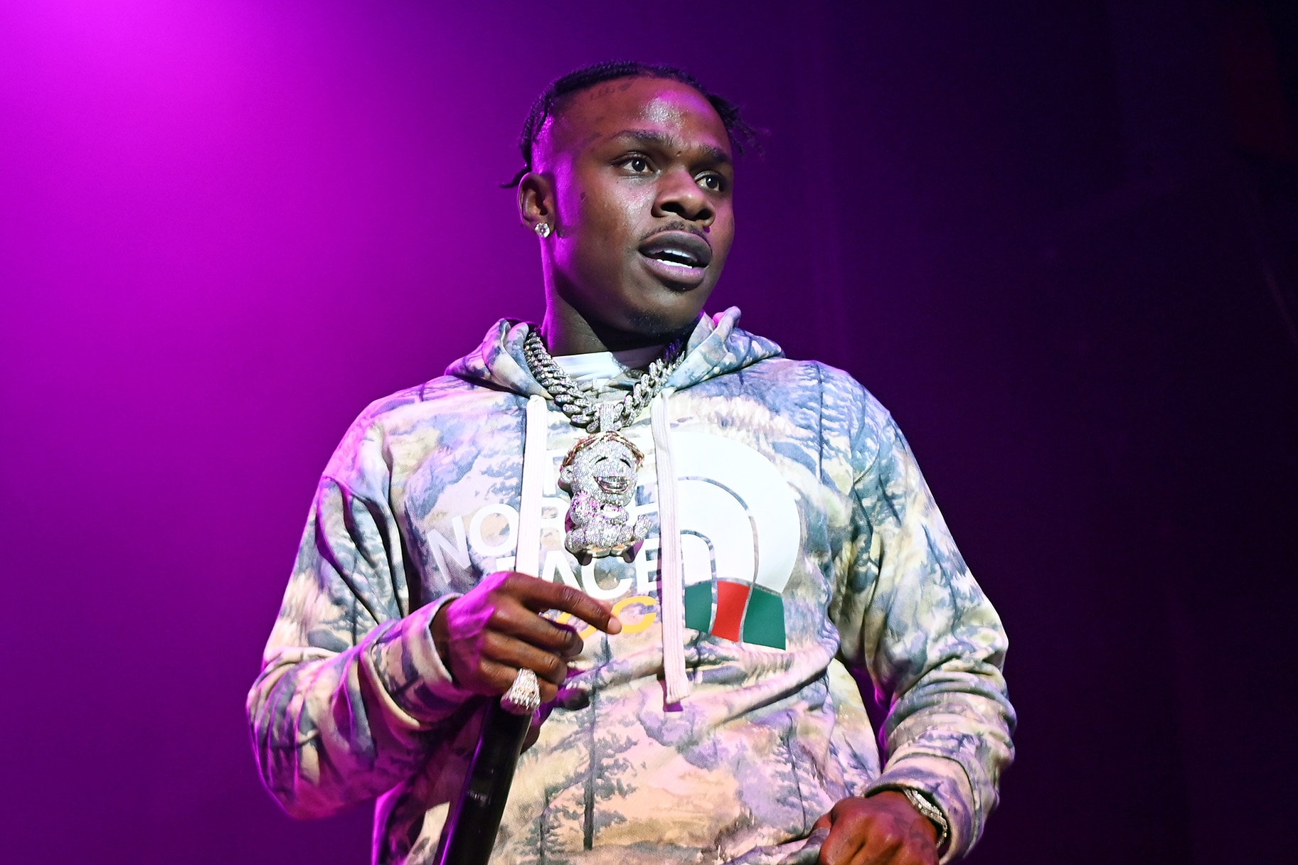Rapper DaBaby performs onstage.