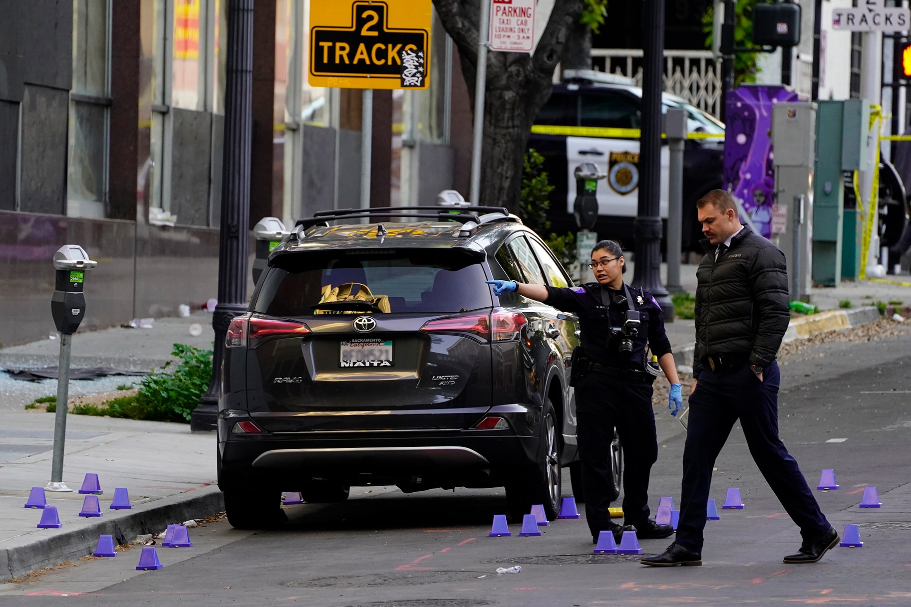Sacramento Mass Shooting Crime Scene