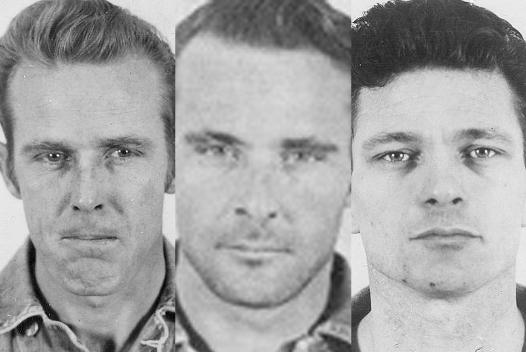 Alcatraz Escapees John Anglin, Clarence Anglin and Frank Morris