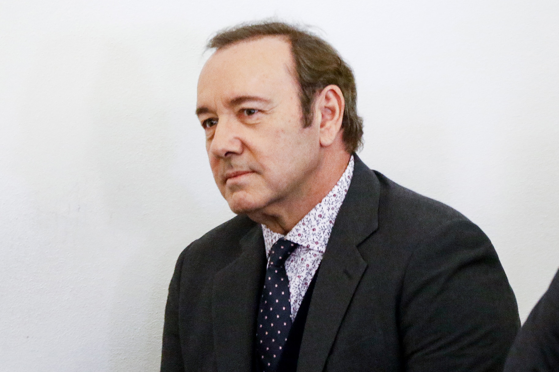 Kevin Spacey attends his arraignment for sexual assault charges