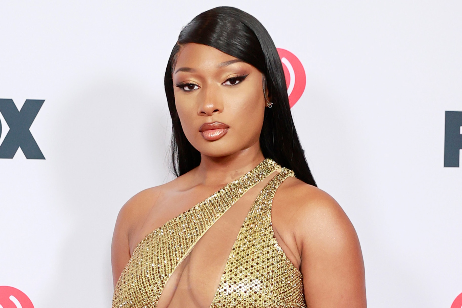 Megan Thee Stallion attends the 2021 iHeartRadio Music Awards