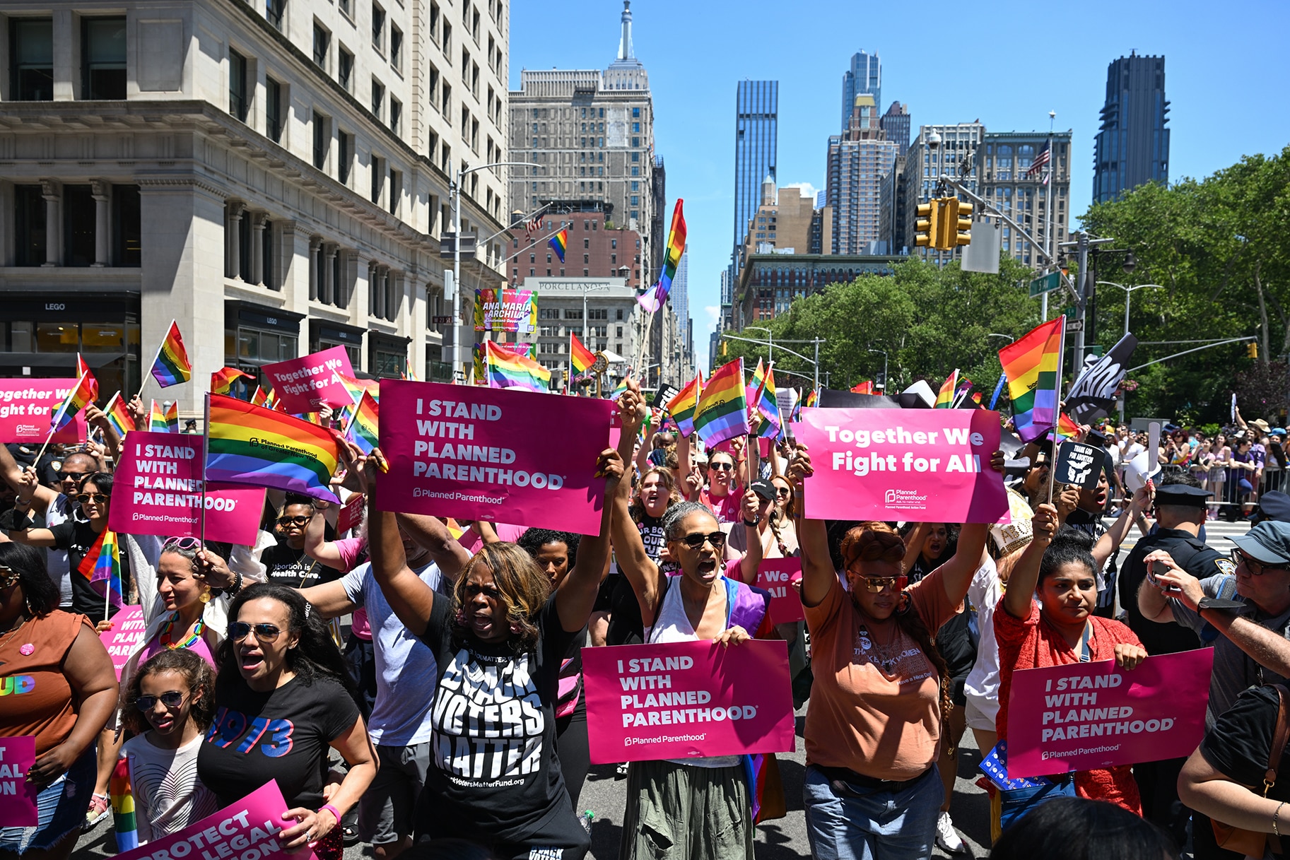 Planned Parenthood leads the New York City Pride Parade