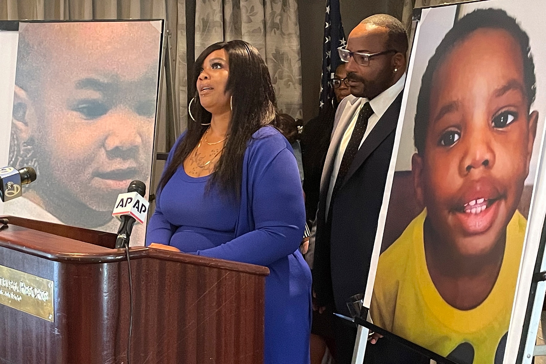 Ryan Dean, the biological mother of two young brothers who were killed while in a foster home