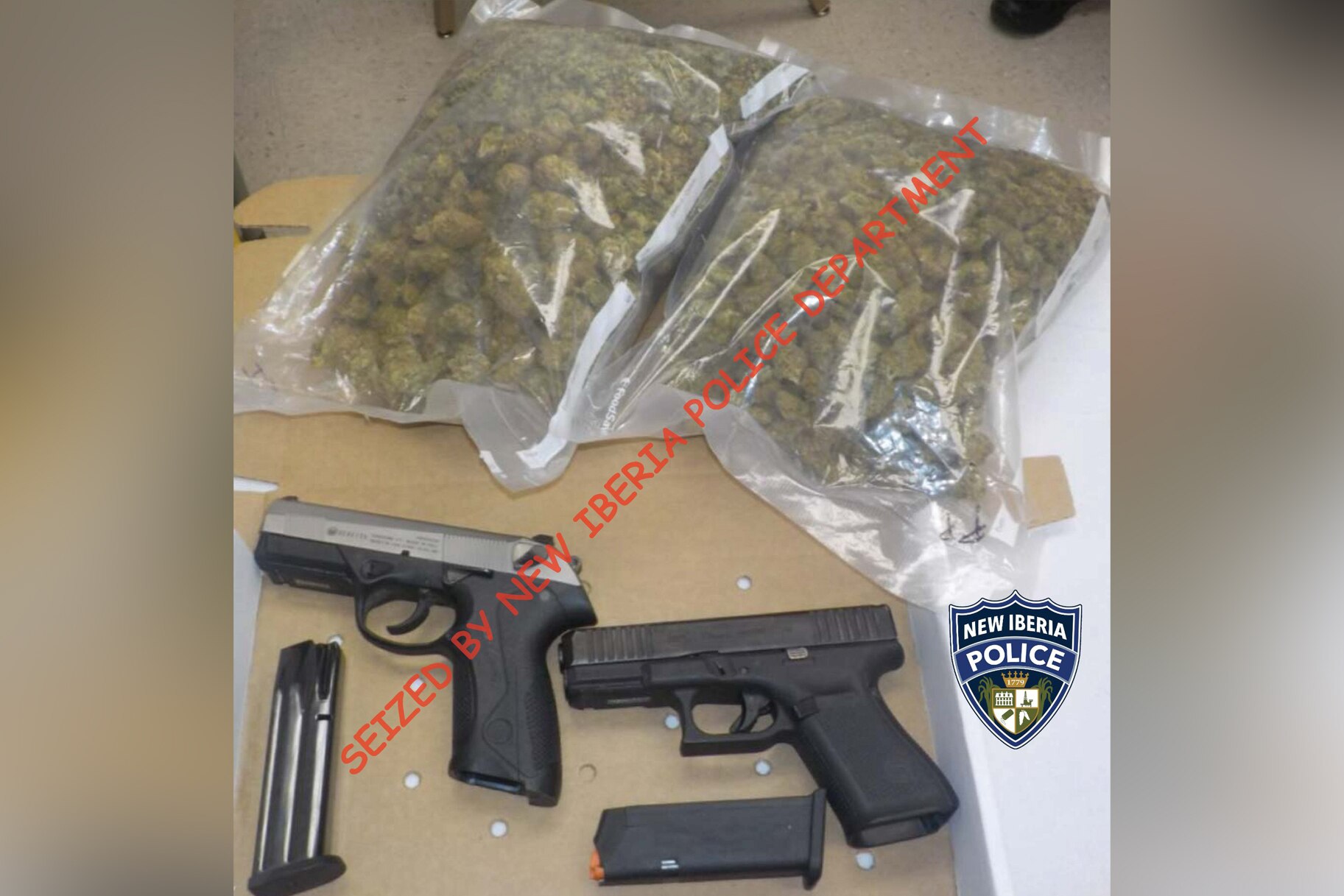 Drug Seizure by the New Iberia Police Department
