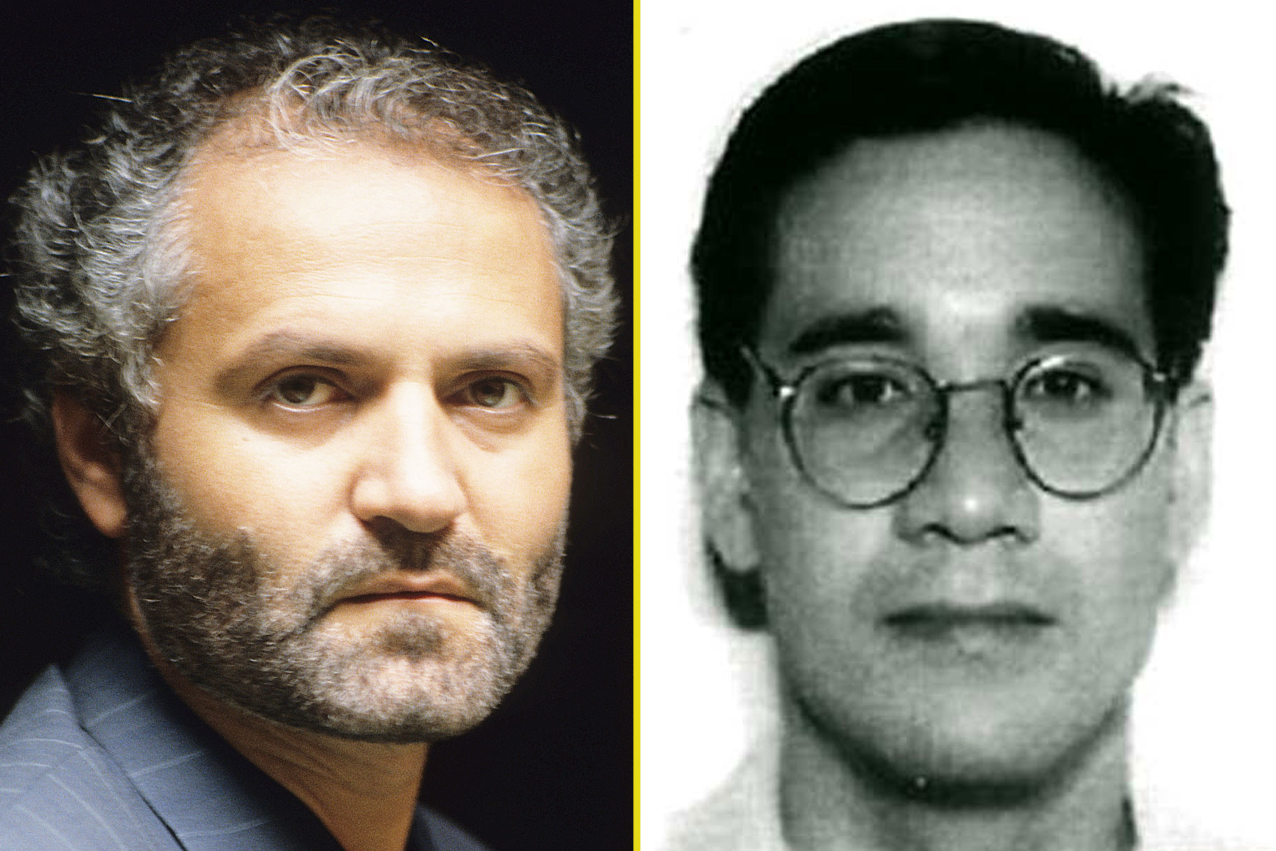 Gianni Versace and Andrew Cunanan