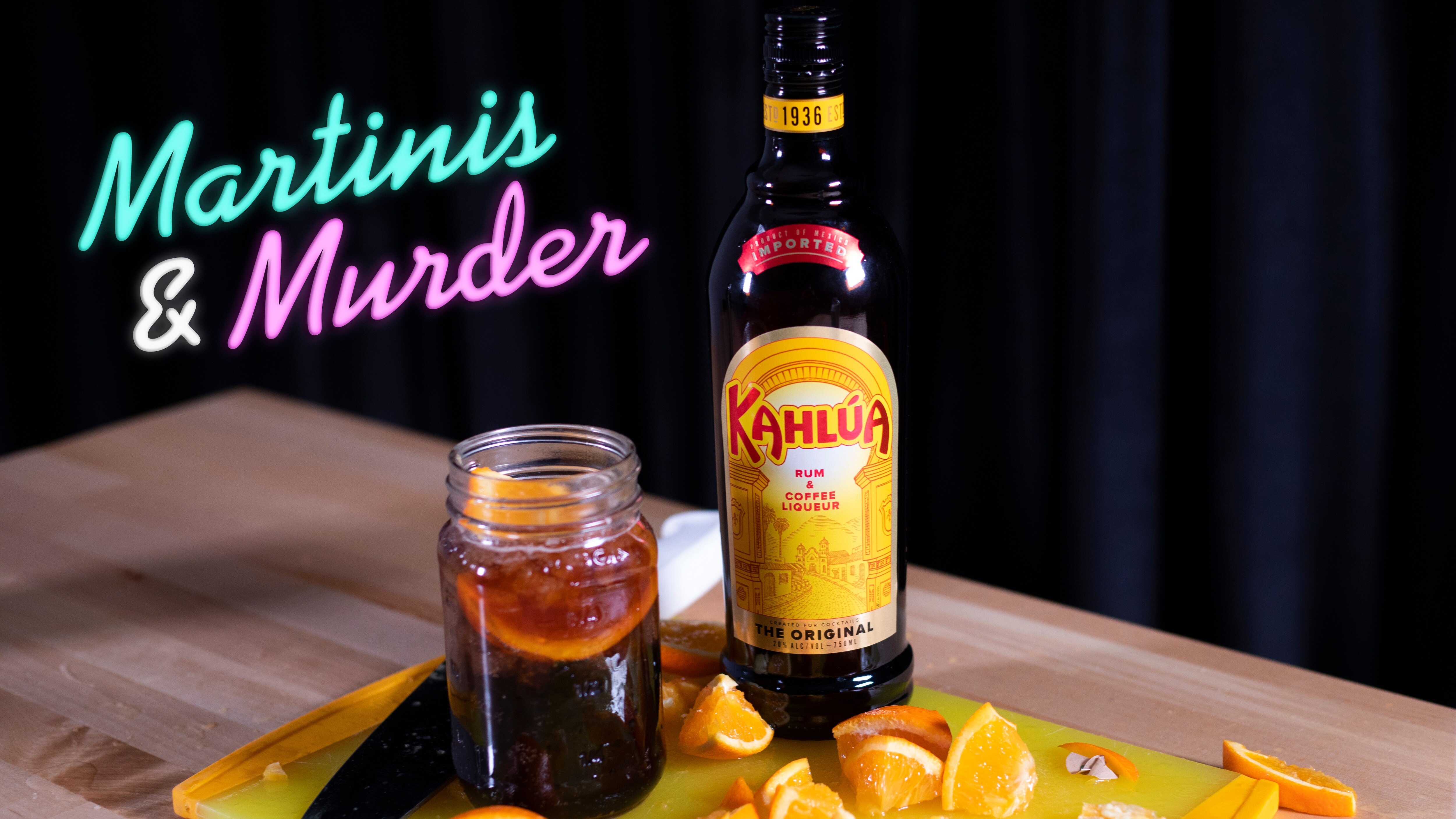 Kahlua Cold Brew Soda - Martinis & Murder Cocktails
