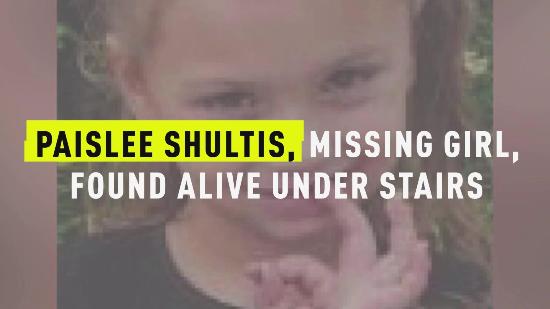 Watch Paislee Shultis Missing Girl Found Alive Under Stairs Oxygen 