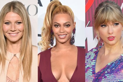 Gwyneth Paltrow, Beyonce Knowles, and Taylor Swift