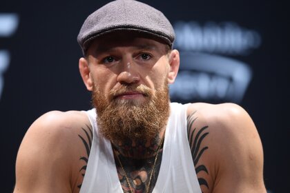 Conor McGregor at an October 2018 press conference