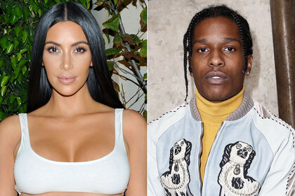 Kim Kardashian and A$AP Rocky