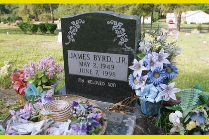 The grave of James Byrd Jr.
