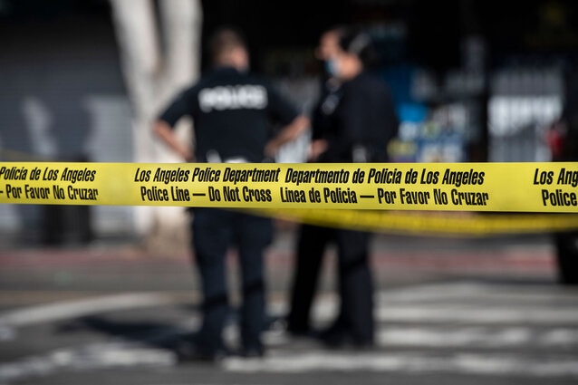 Police Tape in Los Angeles
