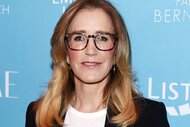 Felicity Huffman seen here attending EMILY's List pre-Oscars event on February 19, 2019 in Los Angeles, California
