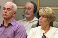 George Anthony and Cindy Anthony listen to proceedings in court