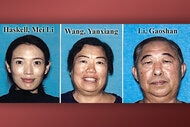 A police handout of Mei Li Haskell, Gaoshan Li and Yanxiang Wang