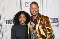 Terrence Howard and Taraji P. Henson attend an event together