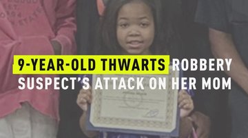 9-Year-Old Thwarts Robbery Suspect’s Attack On Her Mom