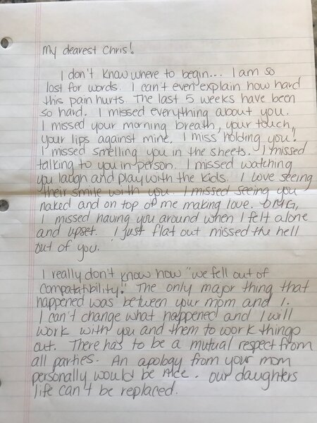 Shanann Watts letter