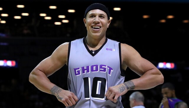Mike Bibby pictured here during a 2017 game with the Ghost Ballers