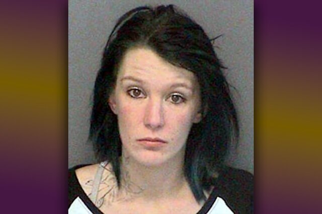 A mugshot of Britney Overton, featured on Snapped Killer Couples 1709