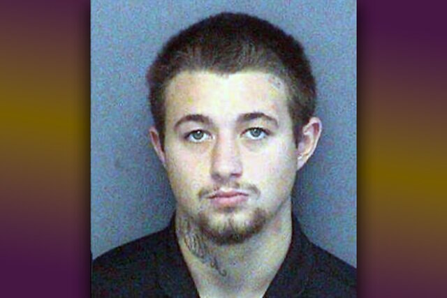 A mugshot of Justin Blake, featured on Snapped Killer Couples 1709