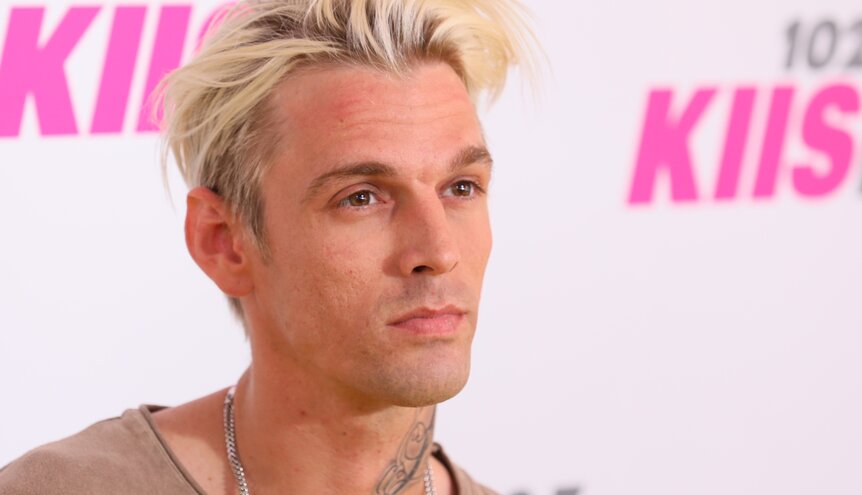 Aaron Carter pictured at a May 2017 event in California