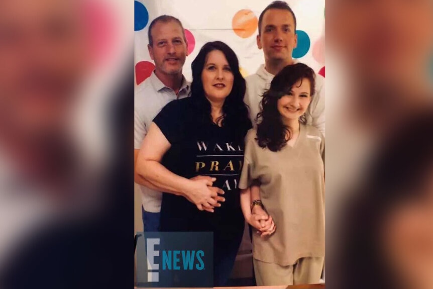 Gypsy Rose Blanchard with her family and fiance