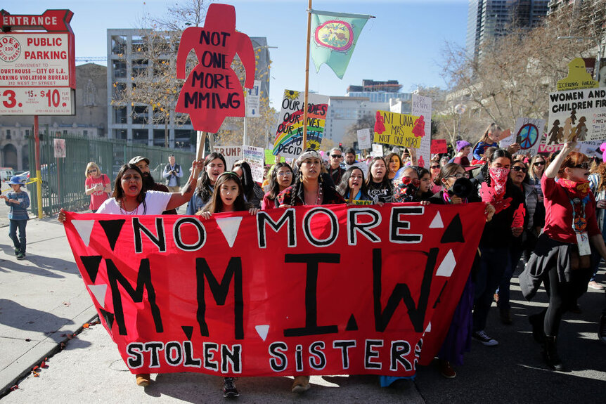 Indigenous Women March Getty