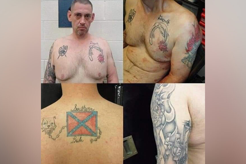 Escaped inmate Casey White's tattoos