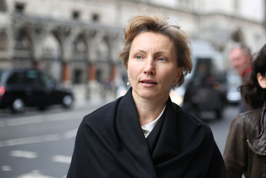 Marina Litvinenko leaves The High Court