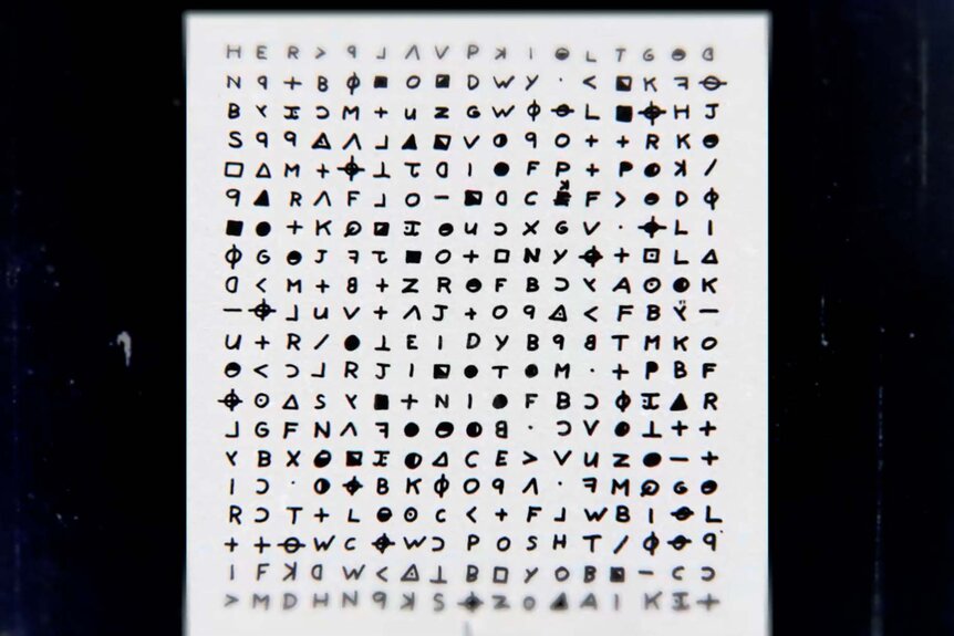 A cryptogram from the Zodiac Killer