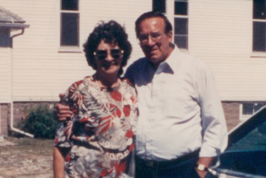 A photo of Charles and Grace Lewis, featured in Buried in the Backyard 501