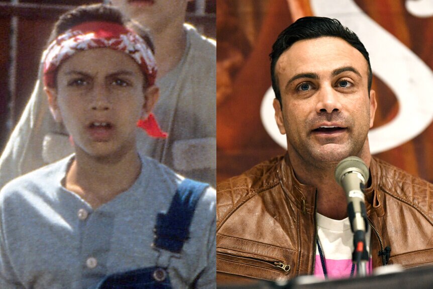 A split of Marty York in the sandlot and in 2021