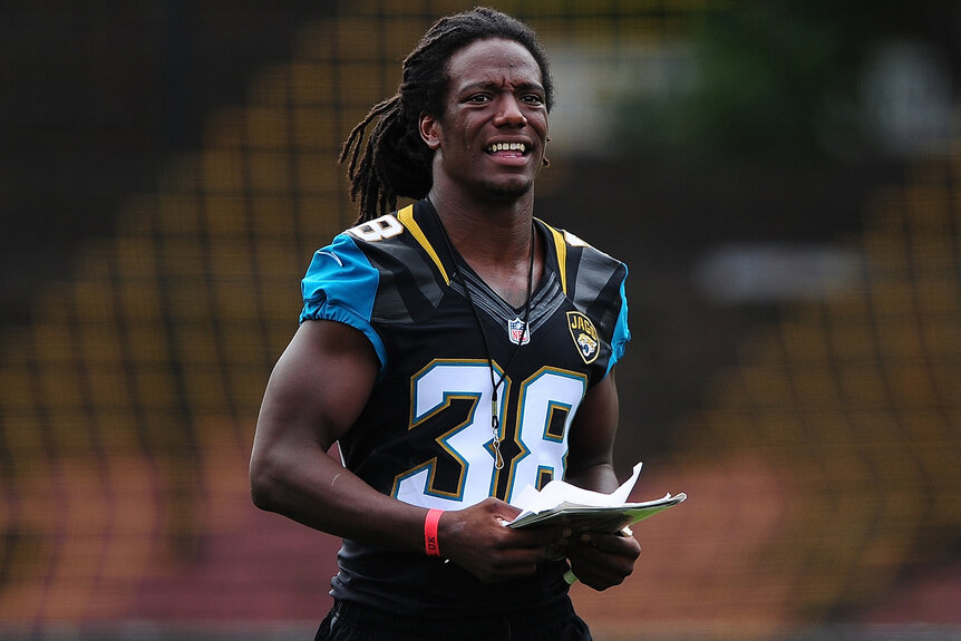 Sergio Brown coaches a game on the football field