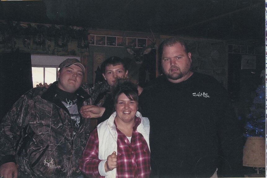 The Wagner family poses in The Pike County Murders Season 1 Episode 1